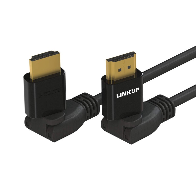 LINKUP - HDMI 4K Cable Ultra HD 360Â° Angle Swivel Digital Video Cord - Heavy Duty 28AWG - Extreme High Speed 18GB/s | 4096 x 2160 | Compatible with Apple Xbox PS4 PC Samsung TV - 6FT - Image 1